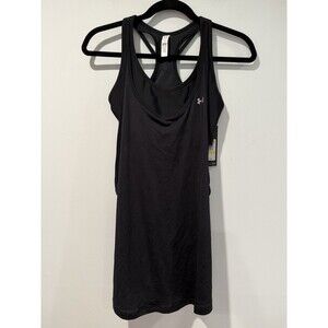 NEW Under Armour Heatgear Tunic Tank w/ Sports Bra Women Small Athletic Sports